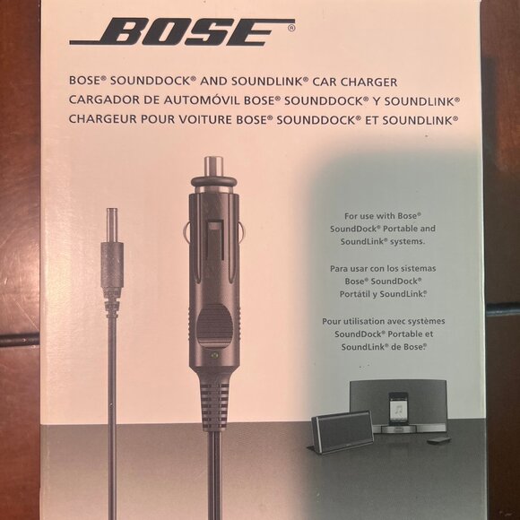 Bose Sounddock and Soundlink Car Charger, NWT